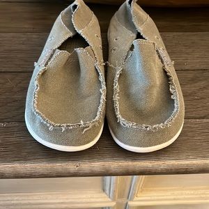 Boys slide on boat shoes